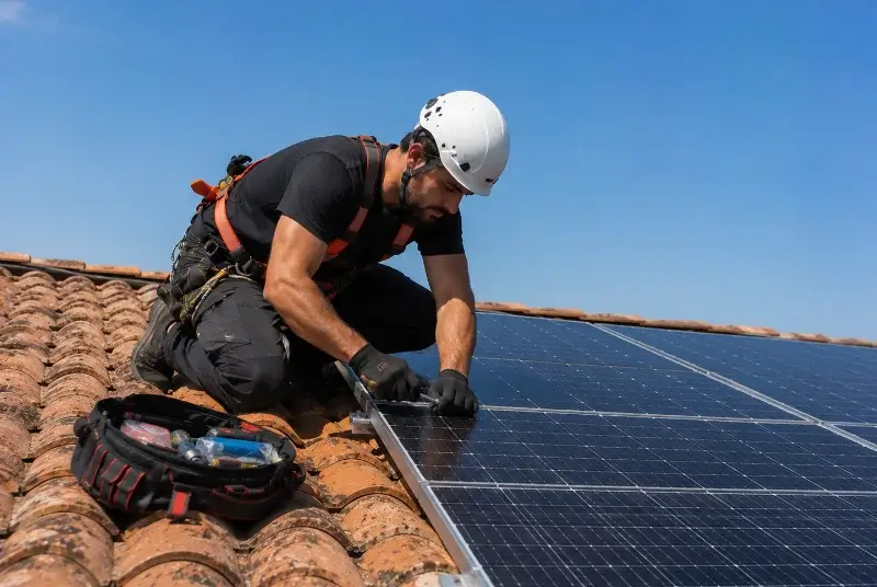 Maintenance et monitoring de panneaux solaires à Buzy